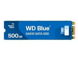 Produktbild: WD Blue SA510 SATA SSD 500 GB M.2 2280 (Lesen bis 560 MB/s, Schreiben bis 510 MB/s, Upgrade für PC/Laptop, dreimonatiges Probeabo von Dropbox Professional, Western Digital SSD Dashboard)