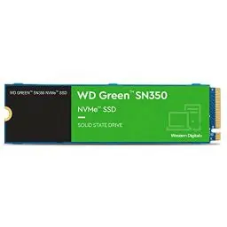 Produktbild: WD Green™ SN350 NVMe SSD Festplatte 1 TB, M.2 2280 (Schnelle NVMe™-Leistung von bis zu 2.400 MB/s, stoßsicher bei Erschütterungen und Stürzen, ideal für Computer mit einem NVMe™-Steckplatz)
