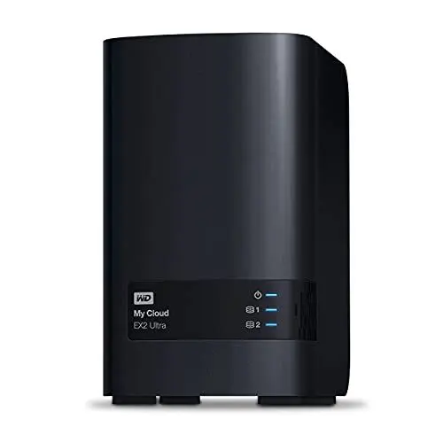 Produktbild: WD My Cloud EX2 Ultra 24 TB Netzwerkspeicher für Backups (ortsunabhängig, zentrale Netzwerk-Backups, Datensicherheit, My Cloud OS 5, flüssiges Streaming)