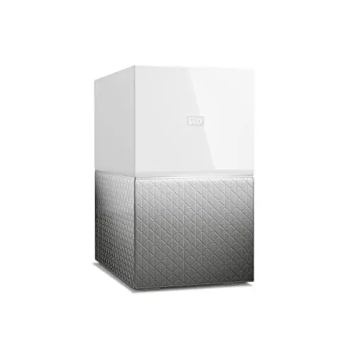 Produktbild: WD My Cloud Home Duo persönlicher Cloudspeicher 4 TB Mechanische Festplatte ( zentraler Ort zum Sichern von Dateien, mobiler Zugriff, automatische Backups, USB-Anschluss)