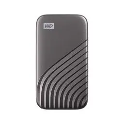 Produktbild: WD My Passport SSD 4 TB mobiler SSD Speicher (NVMe-Technologie, USB-C und USB 3.2 Gen-2 kompatibel, Lesen 1050 MB/s, Schreiben 1000 MB/s) Space-Grau