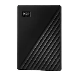 Produktbild: WD My Passport externe Festplatte 2 TB (mobiler Speicher, schlankes Design, herunterladbare Software, automatische Backups, Passwortschutz) Schwarz - auch kompatibel mit PC, Xbox und PS4