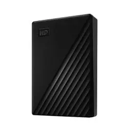 Produktbild: WD My Passport externe Festplatte 4 TB (mobiler Speicher, schlankes Design, herunterladbare Software, automatische Backups, Passwortschutz) Schwarz - auch kompatibel mit PC, Xbox und PS4
