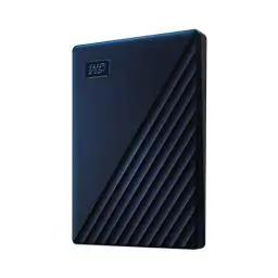 Produktbild: WD My Passport for Mac externe Festplatte 2 TB (mobiler Speicher, USB-C-fähig, herunterladbare Software, Passwortschutz, Mac kompatibel, einfach einzusetzen) mitternachtsblau