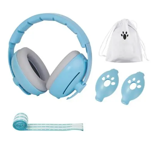 Produktbild: WDKXCN Gehörschutz Baby, Verstellbarer Kopfhörer Baby Lärmschutz, Baby Ohrenschützer Lärm 25dB, Lärmschutz Kopfhörer Baby für Babys bis 48 Monate, Baby Kapselgehörschutz Verstellbares Kopfband
