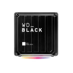 Produktbild: WD_BLACK D50 Game Dock 2 TB (2x Thunderbolt 3 Anschlüsse, DisplayPort 1.4, 2x USB-C, 3x USB-A, Audio Ein/Aus und Gigabit Ethernet anpassbare RGB-Beleuchtung) schwarz