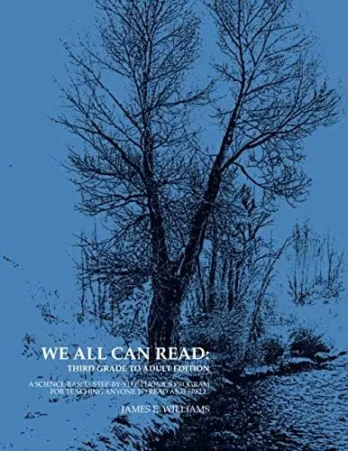 Produktbild: We All Can Read: Third Grade to Adult Phonics Program for Teaching Anyone to Read and Spell