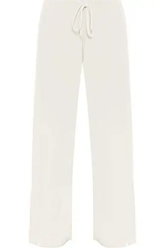 Produktbild: WearAll - Damen Übergröße Palazzo Hose - Crème - 48 bis 50