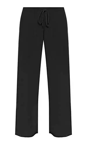 Produktbild: WearAll - Damen Übergröße Palazzo Hose - Schwarz - 56 bis 58