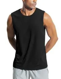 Produktbild: Weardear Gym Tank Top Herren Hawaii Hemd Muskelshirt Trainingsshirt Tanktop Schnelltrocknendes Gym Sleeveless Funktionsshirt Sport Schwarz XXL