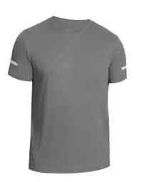Produktbild: Weardear Sport Shirt Männer Gym Shirt Herren Kurzarm Sommer Trainingsshirt Fitness Laufshirt Kurzarm Wandershirt für Running Workout Bodybuilding Hellgrau S