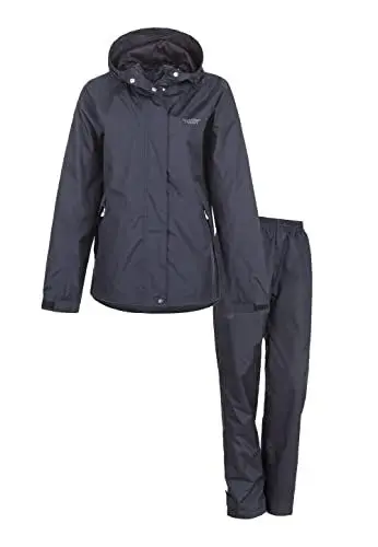 Produktbild: WEATHER REPORT Damen Regenanzug Carlene mit umwelfreundlicher Beschichtung (PFC-frei) 1001 Black, 40
