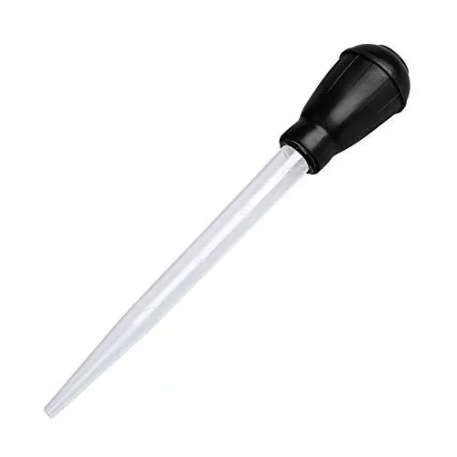 Produktbild: WEAVERBIRD Schwarz Pipette für Aquarien Wasserwechsler 1 Stücke Manueller Fisch Tank Abfall Reiniger Kunststoff Dropper, Aquarium Pipette Dropper,Reiniger Für Fisch Tank Zubehör 30ml