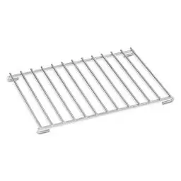 Produktbild: Weber Bratenrost - Klein (20 x 13cm), aus Edelstahl, für indirektes Grillen, passend Q-Serie, Go-Anywhere-Serie und größere Grills, spühlmaschinenfest - Silber (6563)