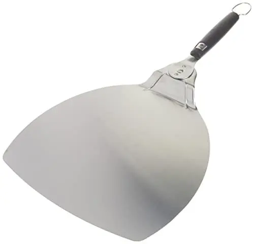Produktbild: Weber Pizzaheber, aus Edelstahl, platzsparend - mit klappbaren Griff zum einfachen Verstauen, spülmaschinenfest - Schwarz/Silber (6691)