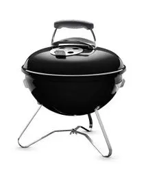 Produktbild: Weber Smokey Joe Original Holzkohlegrill, Ø 37cm Grillfläche, portabeler BBQ Grill, porzellanemaillierten Deckel & Kessel - Schwarz (1111004)