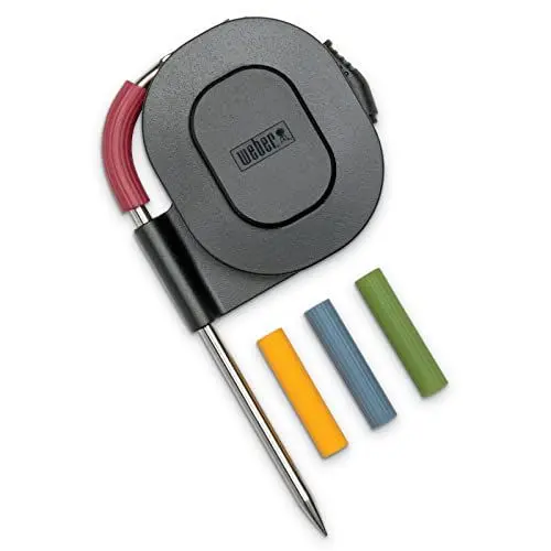 Produktbild: Weber iGrill/Connect Smart Grilling Hub Messfühler für Grillgut, bis 300° C, zur Temperaturüberwachung von Fleisch oder Fisch, 1 Stück - Silber (7212)