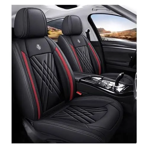 Produktbild: WEBOL Universal-Sitzbezug Komplett-Set Für Mercedes-Benz Classe A A200 A180 W169 A160 A150, AutositzbezüGe Set Leder, 5-Sitze Universal-SitzbezüGe Auto Komplettset(E(Dark Red))