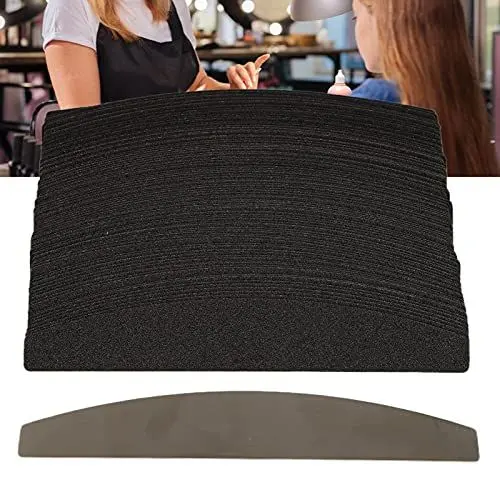 Produktbild: Wechselpfeile,Nagelfeilen-Set, 100pcs / Set Austauschbares Nagelfeilen-Set Half Moon Nagelfeilen Wiederverwendbare Edelstahl-Fußleiste, Verwendet für Den Heim-Nagelsalon