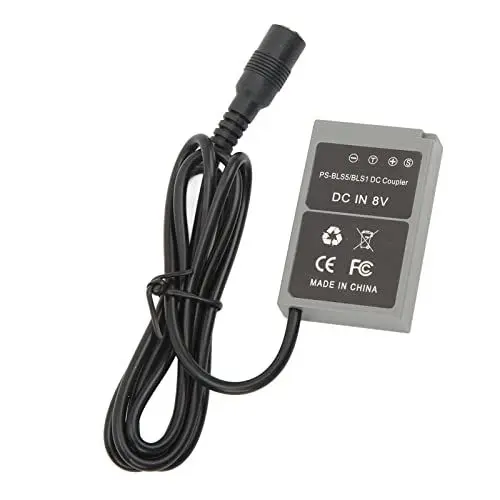 Produktbild: Wechselstromadapter Langlebiger Stromkreisschutz Gefälschte Batterie PS BLS1 Ausgang 8 V 3 A Dauerleistung 50-60 Hz AC 100‑240 V für Pen E PL7 (EU-Stecker)