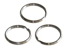 Produktbild: WEDO 2623130 Schlüsselringe aus gehärtetem Stahl | 100 Stück | 30 mm | silber