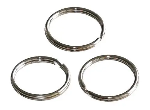 Produktbild: WEDO 2623130 Schlüsselringe aus gehärtetem Stahl | 100 Stück | 30 mm | silber