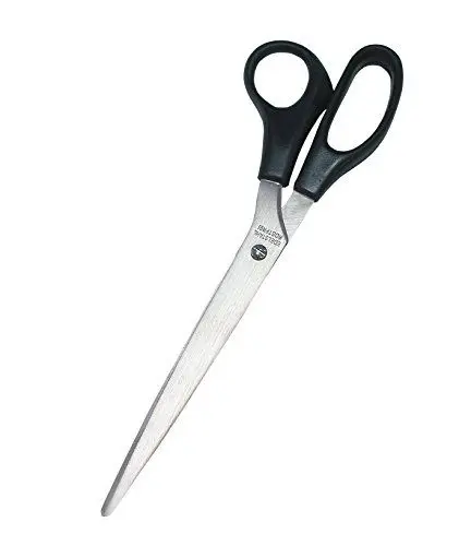 Produktbild: WEDO 97710 N Edelstahlschere Papierschere, Rostgeschützt, gehärtet, Kunststoffgriff, 25,5 cm, Schwarz