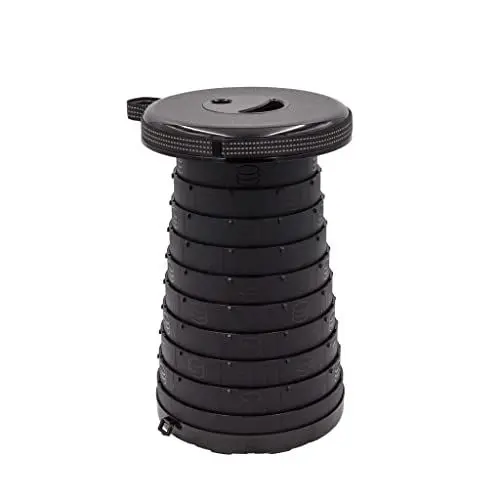 Produktbild: WEDO SITTOGO®NXT by Teleskophocker Camping-Hocker TÜV & GS geprüft | verbesserte zweite Generation Gewicht 1,27 kg Tragkraft 150 kg Farbe schwarz