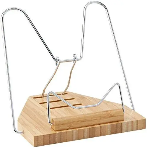 Produktbild: Wedo 211407 Leseständer aus Holz Bambus, 3-fach verstellbar, für Schule & Büro