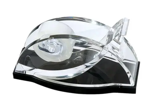 Produktbild: Wedo 609001 Acryl Klebefilmabroller (Acryl Exklusiv) glasklar/schwarz