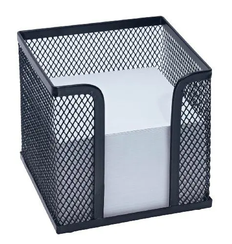 Produktbild: Wedo 65701 Zettelbox Office (inkl. Papier (92 x 92 mm), Drahtmetall) schwarz
