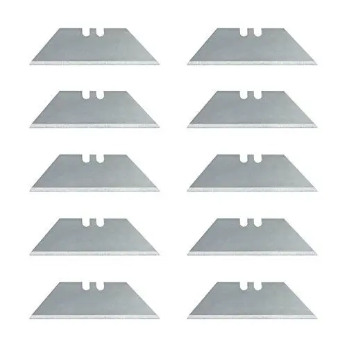 Produktbild: Wedo 7881 Cutter Ersatzklingen Trapez (für Safety Cutter und Werkzeug - Klappmesser, aus SK5-Carbonstahl, 61x19mm) 10 Stück, silber