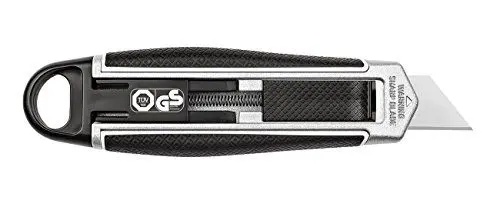 Produktbild: Wedo 78820 Safety Cutter (aus Metall auch für Linkshänder) schwarz/silber
