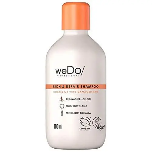 Produktbild: weDo/Professional Rich & Repair Shampoo gegen Haarbruch für kräftiges, widerspenstiges oder sehr strapaziertes Haar, 100 ml