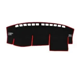 Produktbild: WEFOLCC Für VW Transporter T5 Für Caravell 2004-2015 Auto Zubehör Dashboard Abdeckung Dash Board Matte Teppich Pad Schatten Cape Decke Armaturenbrett-Matte(Red Edge,LHD)