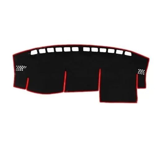 Produktbild: WEFOLCC Für VW Transporter T5 Für Caravell 2004-2015 Auto Zubehör Dashboard Abdeckung Dash Board Matte Teppich Pad Schatten Cape Decke Armaturenbrett-Matte(Red Edge,LHD)