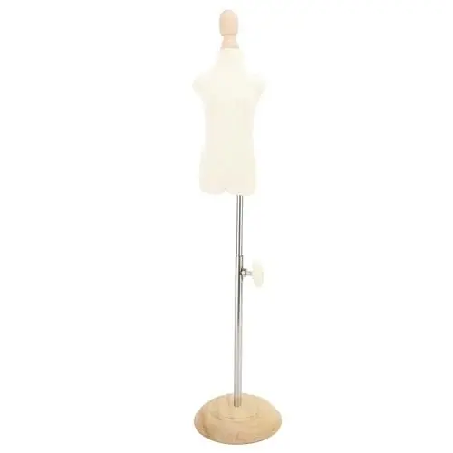 Produktbild: Weiblicher Schaufensterpuppen-Torso, Langlebig, Tragbar, Präsentationsständer, Weibliche Schneiderpuppe, Höhenverstellbar, Zum Nähen (1/6)
