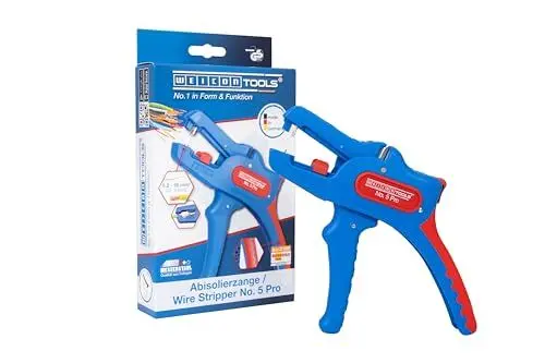 Produktbild: WEICON TOOLS Automatische Abisolierzange No. 5 Pro, Abisolierer für Kabel von 0,2 - 16 mm², Seitenschneider, Made in Germany