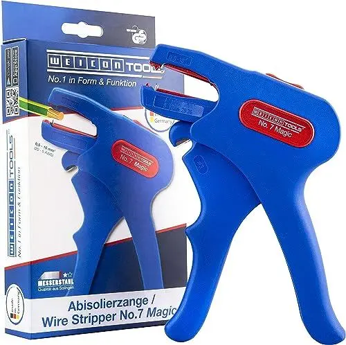 Produktbild: WEICON TOOLS Abisolierzange No. 7 Magic | für gängige flexible & massive Leiter von 0,5-16 mm² | ideal für Ölflexkabel bis 10 mm