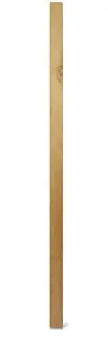 Produktbild: WEIDENPROFI Holzpfosten, Zaunpfosten aus Lärchenholz, vierkant, unbehandelt, ungespitzt, Größe (LxBxH): 7 x 7 x 180 cm