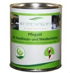 Produktbild: WEIDENPROFI Pflegeöl, für Weidenzäune, Haselnusszäune, Robinienzäune und Holzzäune und -Möbel, mit 750 ml Inhalt