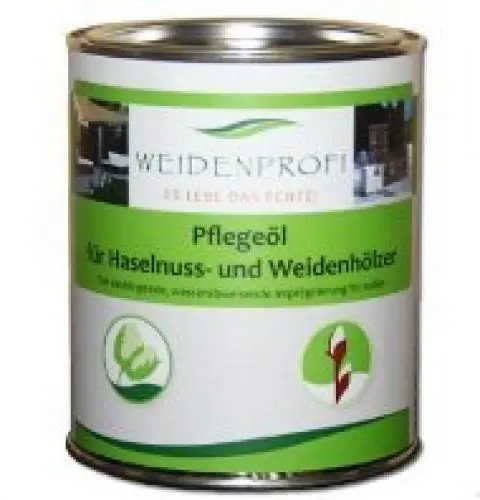 Produktbild: WEIDENPROFI Pflegeöl, für Weidenzäune, Haselnusszäune, Robinienzäune und Holzzäune und -Möbel, mit 750 ml Inhalt
