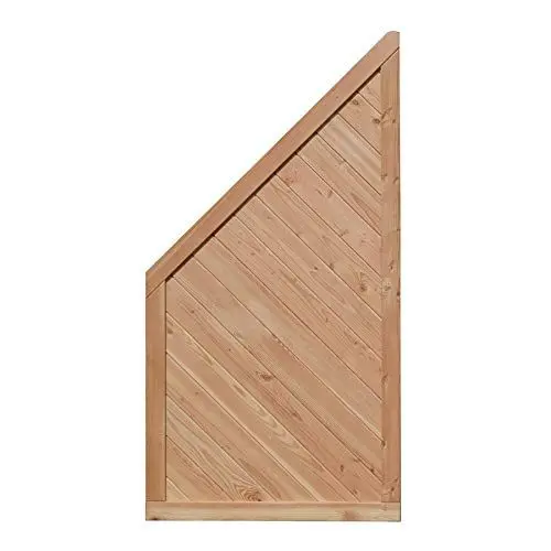 Produktbild: Weidenprofi Sichtschutz, Lärche Holzzaun blickdicht, Gartenzaun aus Lärchenholz, Größe (BxH): 90 x 90-180 cm