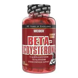 Produktbild: WEIDER Beta-Ecdysteron Kapseln hochdosiert, Komplex mit Diosgenin und Gamma-Oryzanol in Premiumqualität, Muskelaufbau Kapseln mit hochwertigem Spinatextrakt, 150 Kapseln (1er Pack)