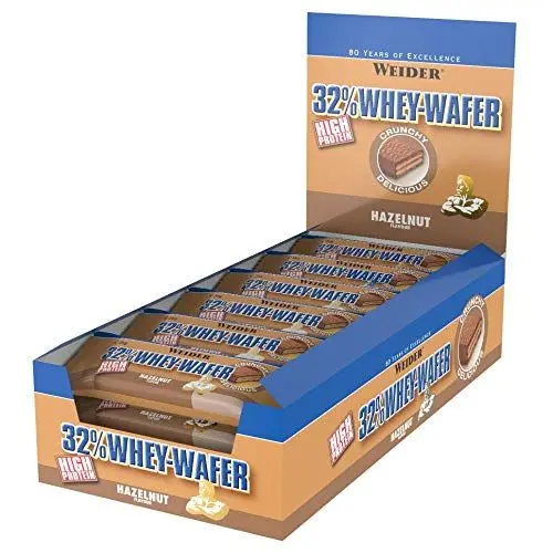 Produktbild: Weider Whey Wafer Bar Hazelnut 24x35g, 1er Pack (1 x 840 g)