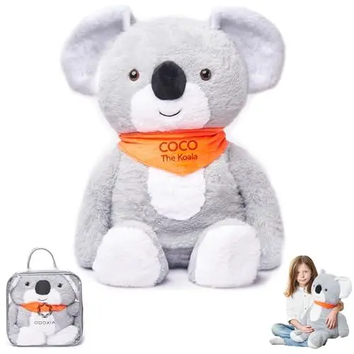 Produktbild: Weighted Stuffed Animal 2.3 kg | Gewichtskuscheltier als therapeutisches Kuscheltier mit Gewicht gegen Angstzustände | Therapie Kuscheltier Gewicht für Kinder & Erwachsene als Anxiety Kuscheltier