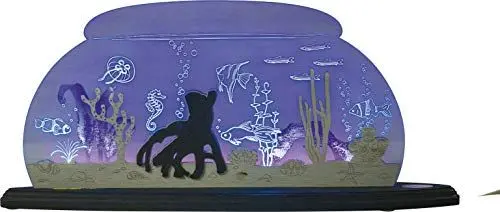 Produktbild: weigla - LED Dekoleuchte Wo ist Nemo? - Erzgebirge original - Motivleuchte aus Holz und Acryl - Lichterbogen aus dem Erzgebirge