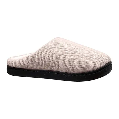 Produktbild: Weihnachten Hausschuhe Damen Unisex Günstig Hausschuhe Geschenke Für Familie Plüsch Winter Im Cross-Band Design Filzpantoffeln Pantoletten Kushel Pantoffeln Frauen Schlappen Warm Angenehm