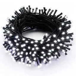 Produktbild: Weihnachten Lichterkette Outdoor, BrizLabs 20M 200 LED Außenlichterkette Strom Weihnachtsbeleuchtung Innen mit 8 Modi Wasserdicht für Zimmer Baum Party Garten Balkon Hochzeit Feier Deko, Kaltweiß