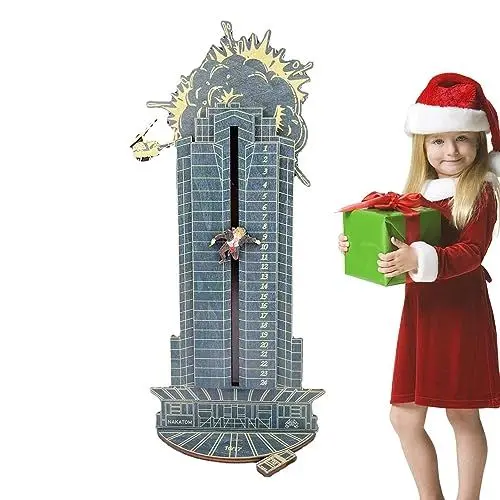 Produktbild: Weihnachts Countdown Adventskalender, Stirb Langsam Adventskalender Weihnachtsornament Fallender Hans Gruber Adventskalender Kreative Weihnachtsfeier-Dekoration Für Zuhause